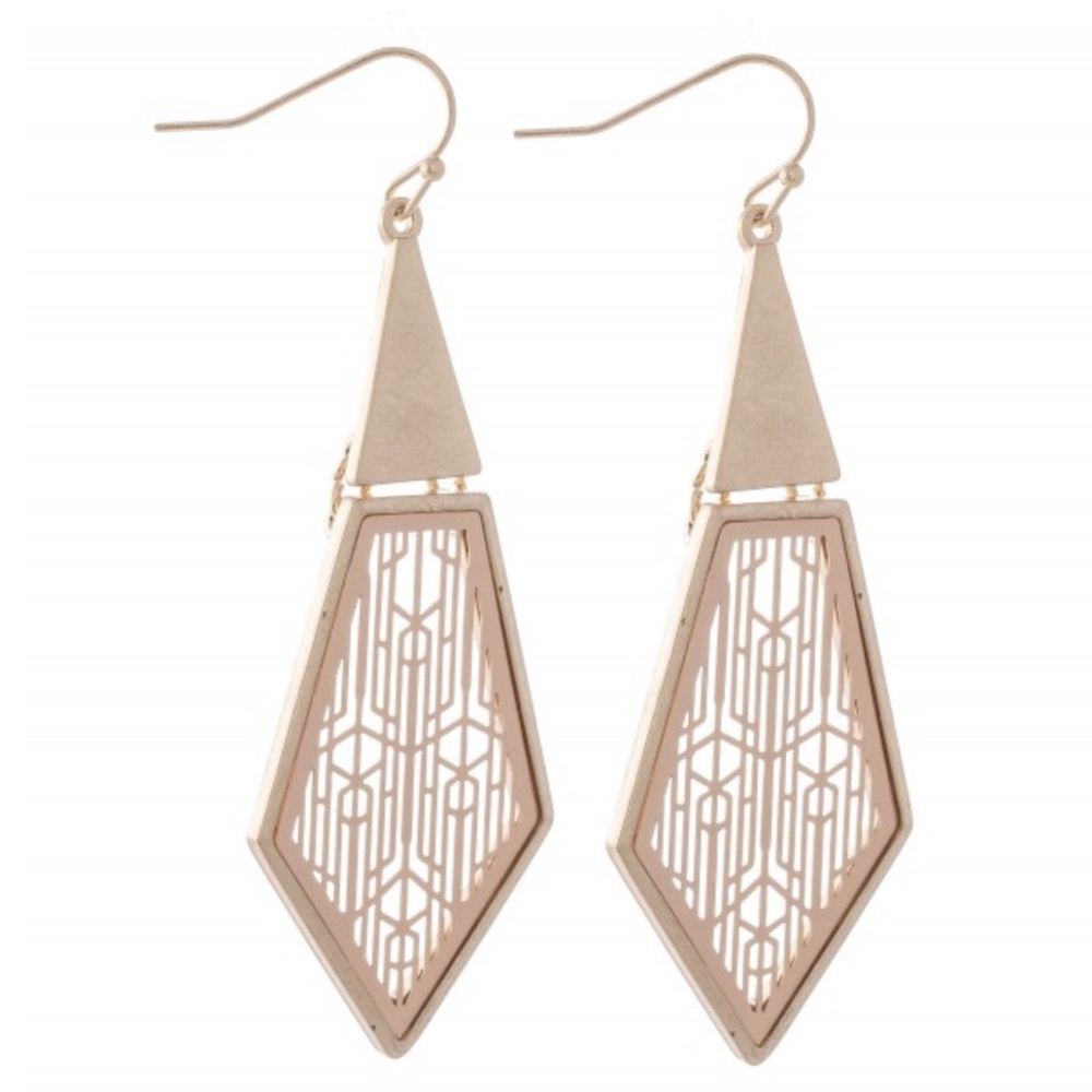 Filigree Hinge Drop Earrings